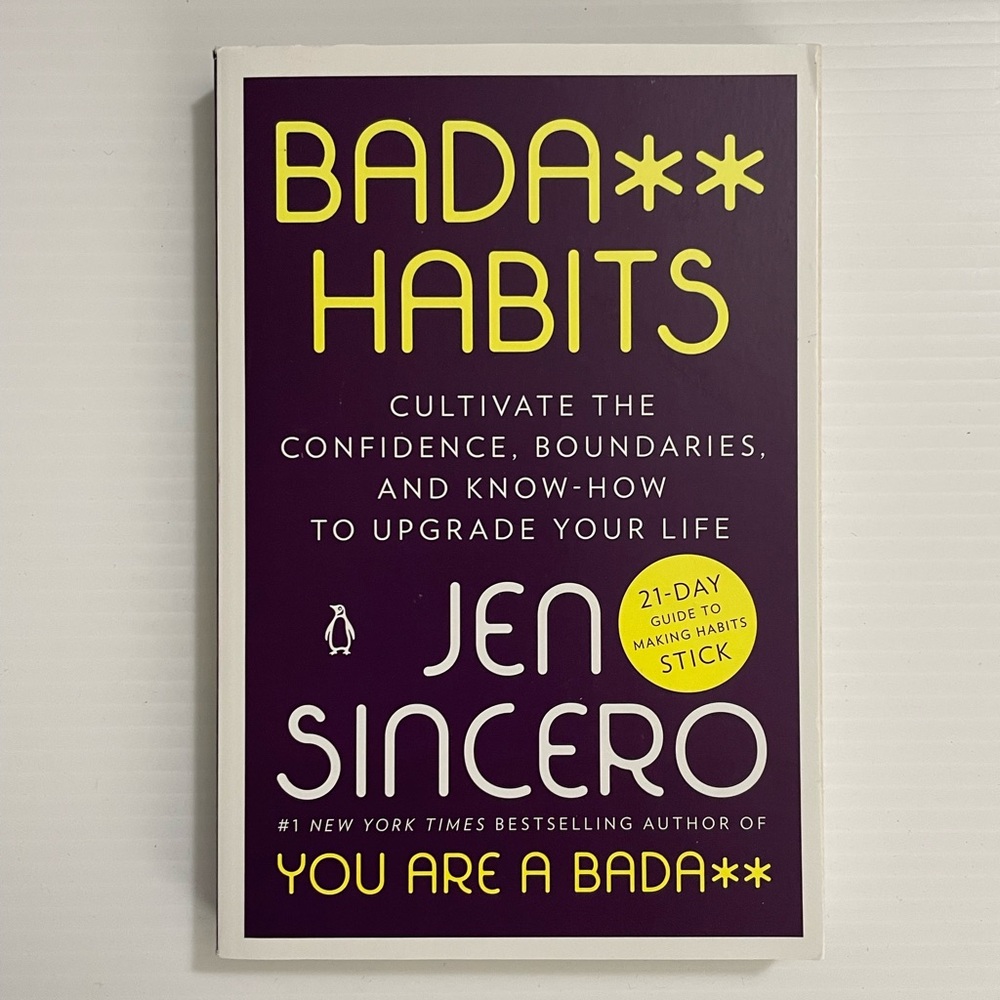 Badass Habits by Jen Sincero paperback novel